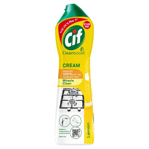 Cif Cream Lemon 500ml PMP 1.69 pack shot