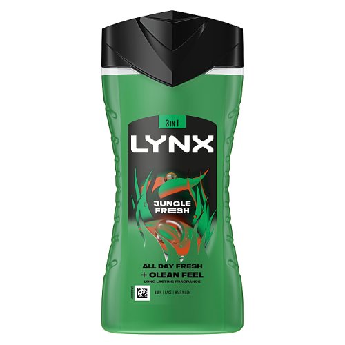 Lynx Shower Gel Jungle Fresh 225ml pack shot