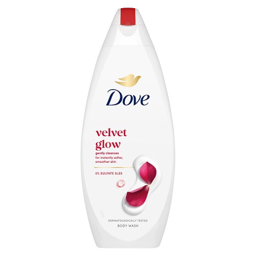 Dove Body Wash 225ml Velvet Glow pack shot