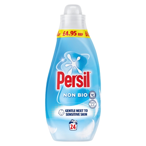 Persil Liquid 24 Wash Non Bio PMP £4.95 pack shot