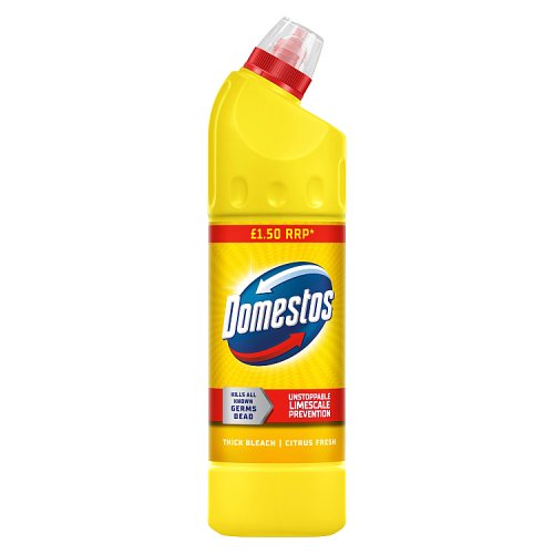 Domestos Bleach Citrus 750ml PMP pack shot