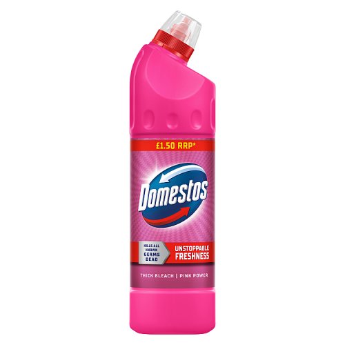 Domestos Bleach Pink 750ml PMP pack shot