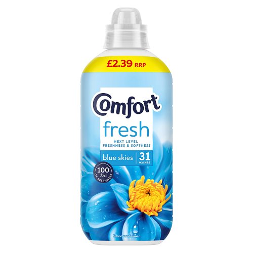 Comfort Fabric Conditioner 31w Blue Skies PMP £2.39 pack shot