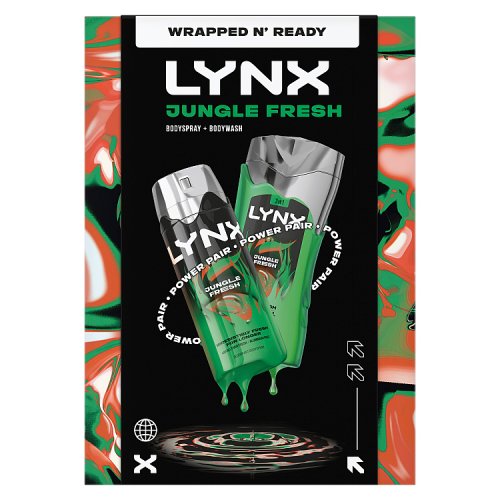 Lynx Duo Jungle Fresh Gift Set pack shot
