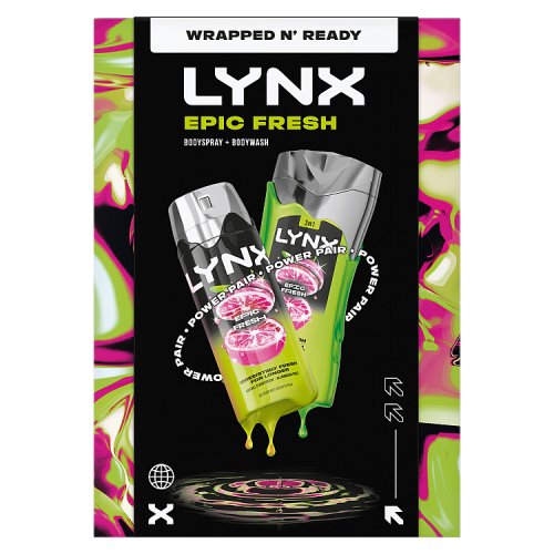 Lynx Duo Epic Fresh Gift Set pack shot