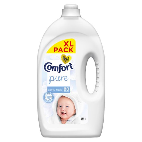 Comfort Pure Sensitive Fabric Conditioner 80w 2.4Ltr pack shot
