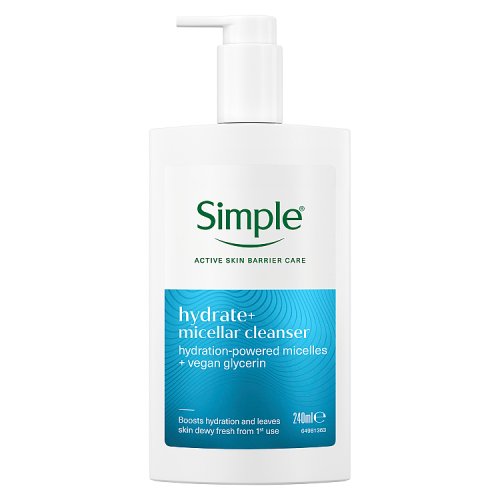 Simple Micellar Gel Cleanser 240ml pack shot