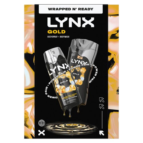 Lynx Duo Gold Gift Set pack shot