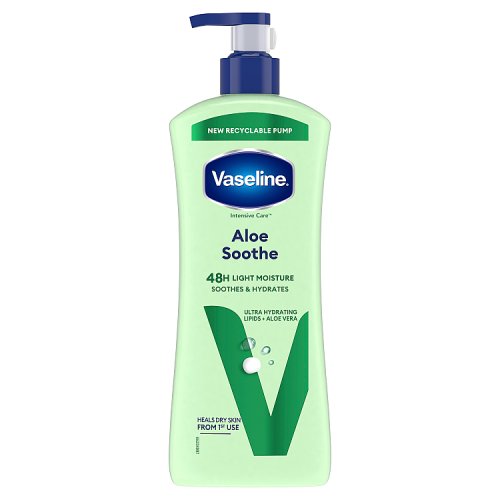 Vaseline Body Lotion Soothing Hydration With Pump 600ml pack shot