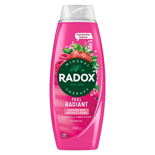 Radox Shower Gel Feel 675ml Radiant pack shot