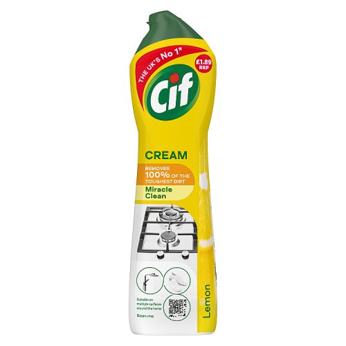 Cif Cream Lemon 500ml PMP pack shot