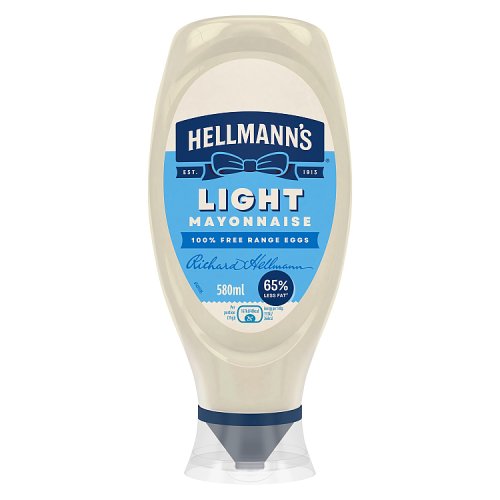 Hellmanns Light Mayo 580ml pack shot