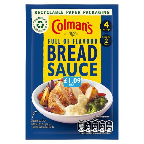 Colmans Sauce Mix Bread 10x40g PMP £1.09 pack shot