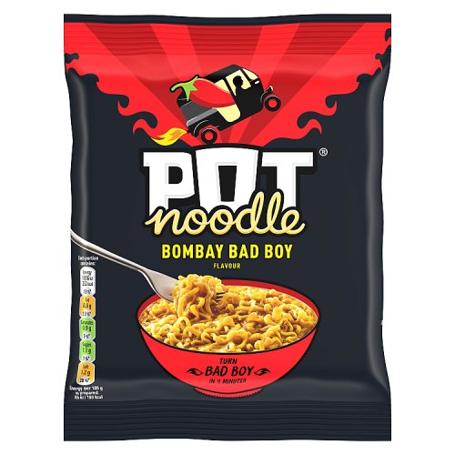 Pot Noodle Block Bombay Bad Boy Noodles 115g pack shot