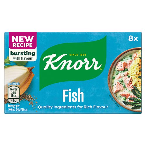 Knorr Fish Bouil Cubes 12x80g pack shot