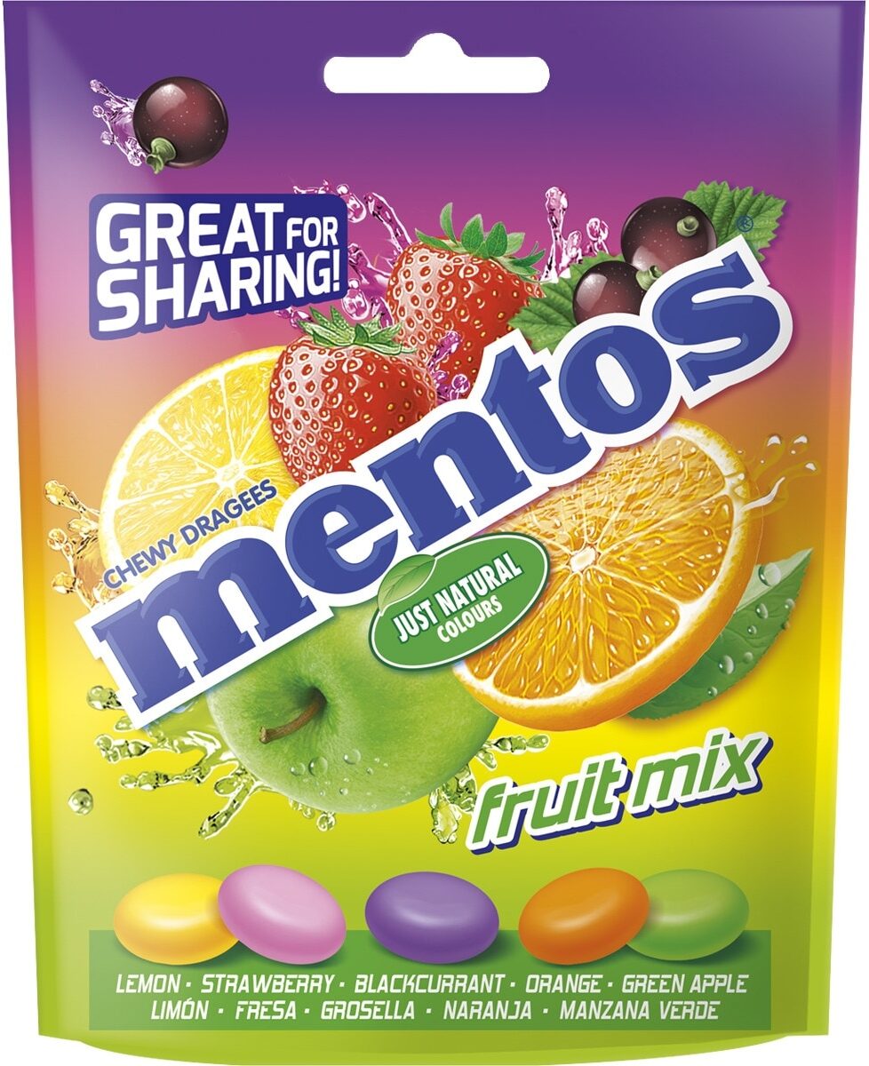 Mentos Fruit Mix 160g pack shot