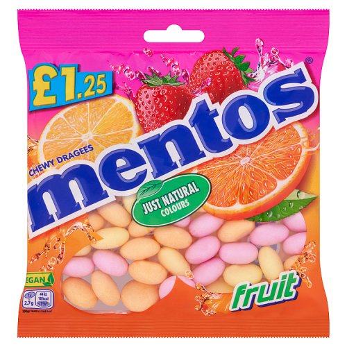 Mentos Fruits 135g pack shot