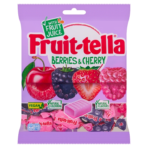 Fruitella Berries & Cherry Bag 135g pack shot