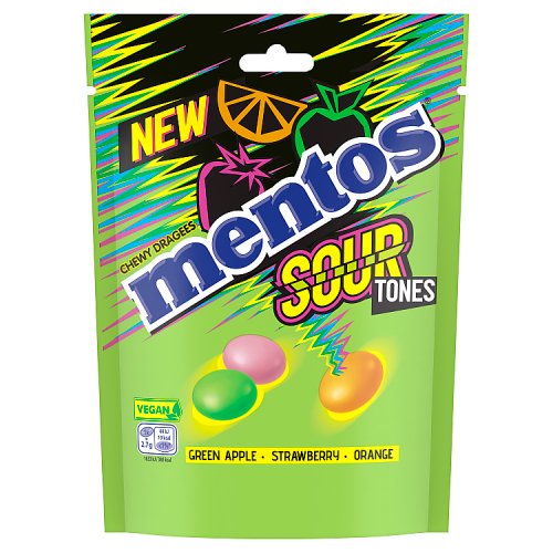 Mentos Sour Tones 150g pack shot