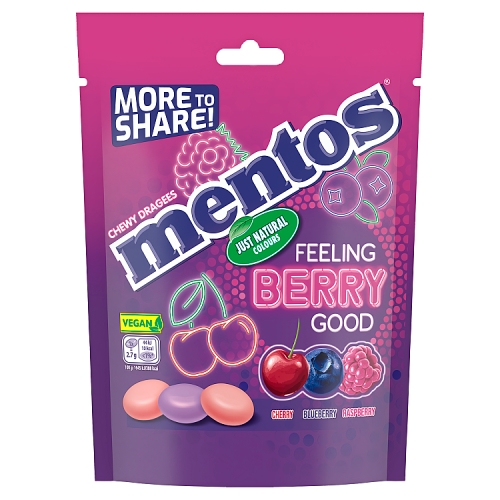 Mentos Feeling Berry Good 160g pack shot
