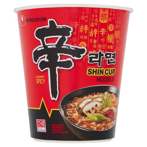 Nongshim Shin Cup Noodle Soup (Hot & Spicy) 68g pack shot