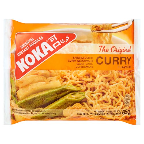 Koka Curry Instant Noodles 85g pack shot