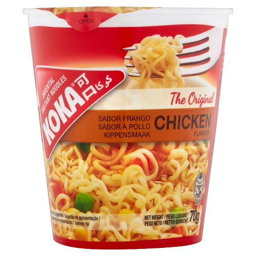Koka Noodle Cup Chicken 70g pack shot