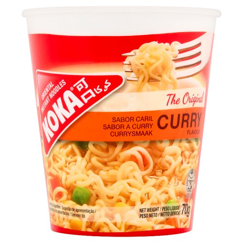 Koka Noodle Cup Curry 70g pack shot