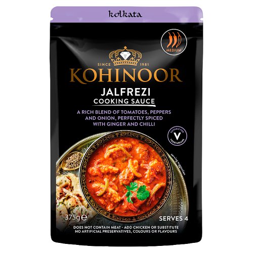 Kohinoor Calcutta Jalfrezi Sauce 375g pack shot