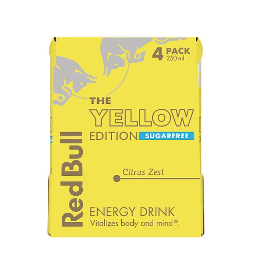 Red Bull Energy S/F Summer Edition 4pk (4 x 250ml) pack shot