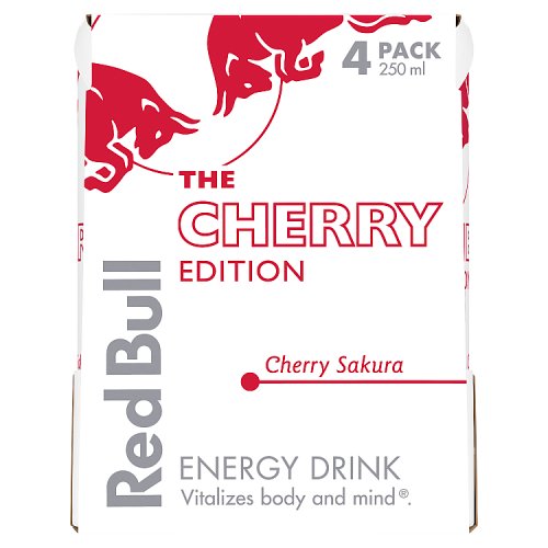 Red Bull Energy Spring Edition 4pk (4 x 250ml) pack shot