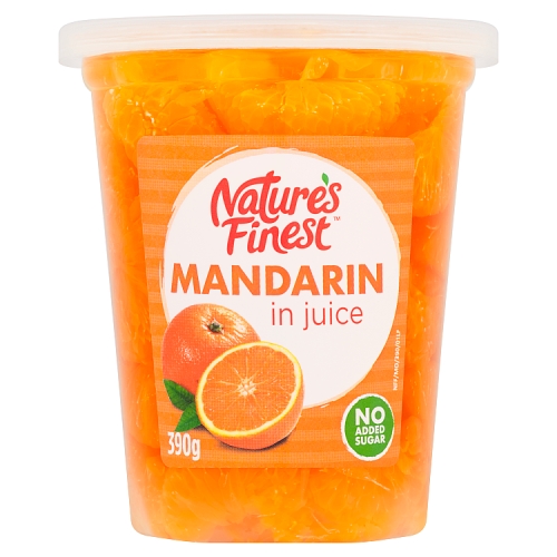 Natures Finest Mandarin Segments in Juice 390g pack shot