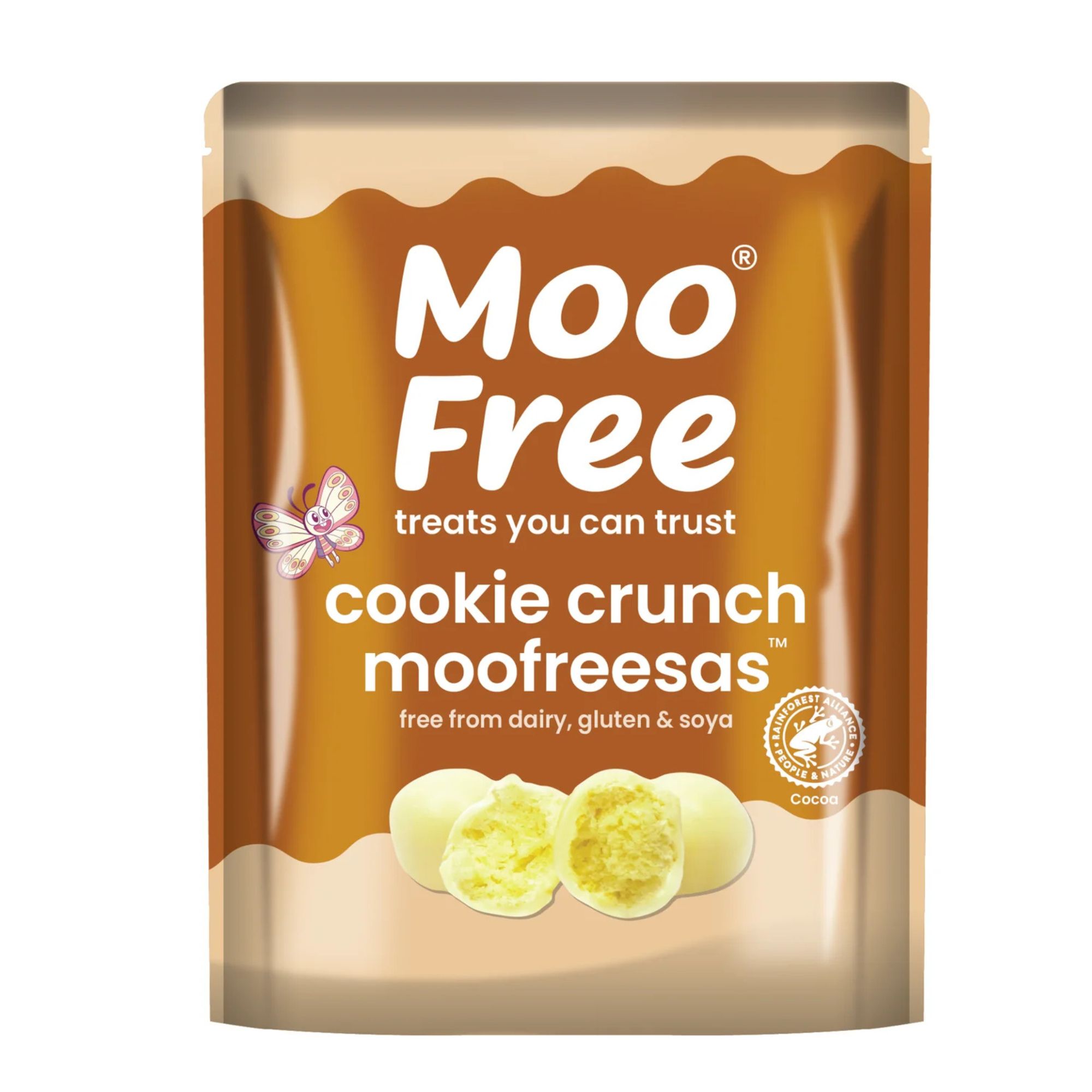Moo Free Cookie Crunch Pouch 65g pack shot