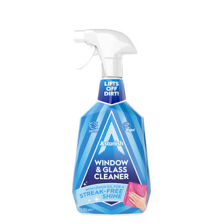 Astonish Window & Glass Cleaner Spray 6pk (6 x 750ml) PMP pack shot